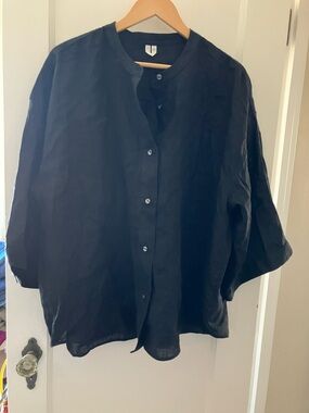 Arket linen blouse